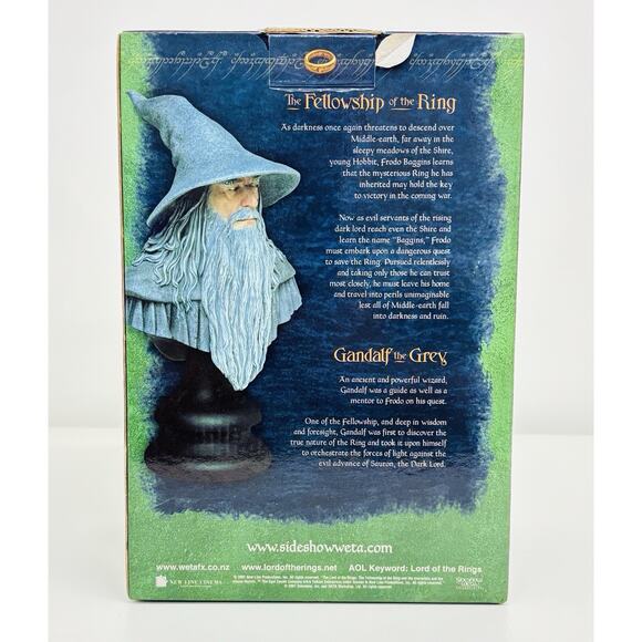 Sideshow Weta Gandalf the Grey 1:4 Bust Lord of the Rings Fellowship of the Ring - Picture 8 of 10